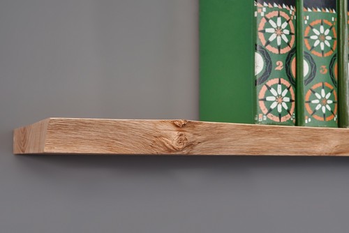 Holzregal aus massiver eiche - holzregal,