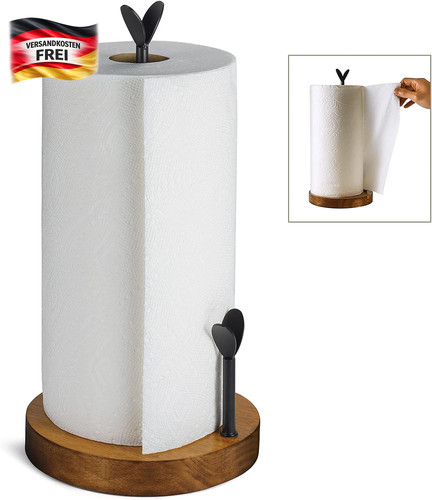 Küchenrollenhalter aus holz - küchenrollenhalter,